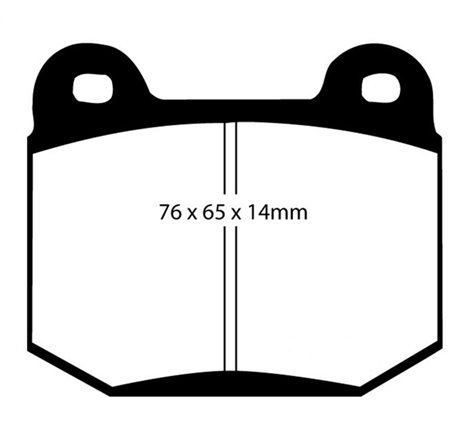 EBC 03-04 Infiniti G35 3.5 (Manual) (Brembo) Yellowstuff Rear Brake Pads