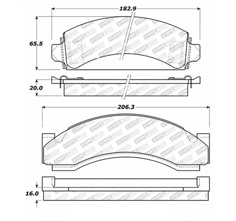 StopTech Street Select Brake Pads w/Hardware - Front/Rear