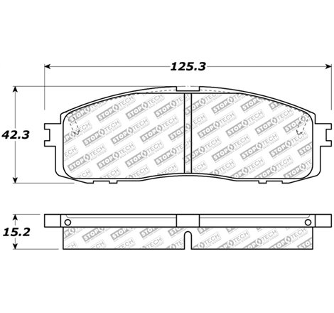 StopTech Street Select Brake Pads - Rear