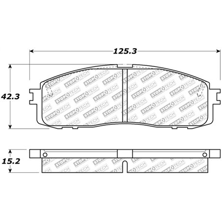 StopTech Street Select Brake Pads - Rear