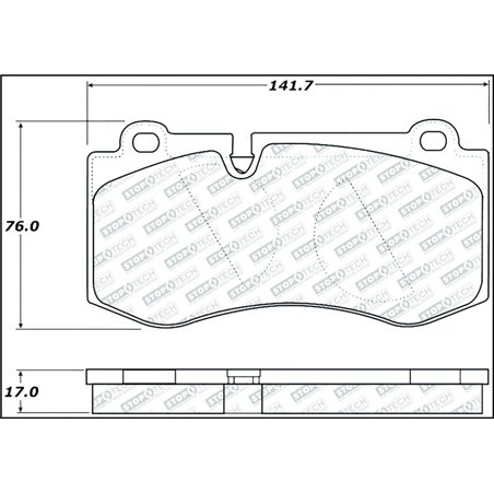 StopTech Street Select Brake Pads w/Hardware - Front