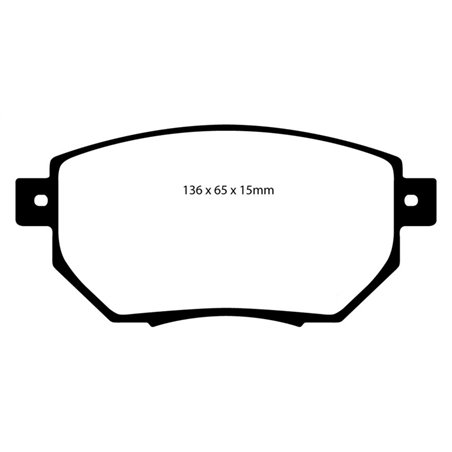 EBC 03-05 Infiniti FX35 3.5 Greenstuff Front Brake Pads