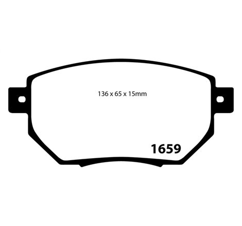 EBC 03-05 Infiniti FX35 3.5 Yellowstuff Front Brake Pads