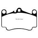 EBC 03-05 Porsche 911 (996) (Cast Iron Rotor only) 3.6 Carrera 4S Bluestuff Front Brake Pads