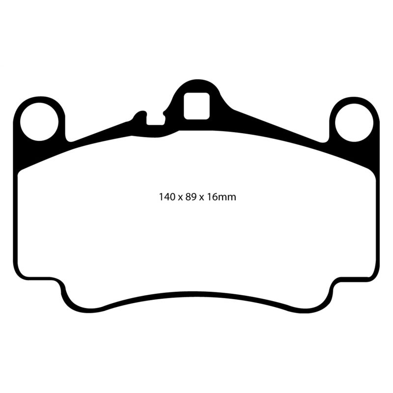 EBC 03-05 Porsche 911 (996) (Cast Iron Rotor only) 3.6 Carrera 4S Redstuff Front Brake Pads