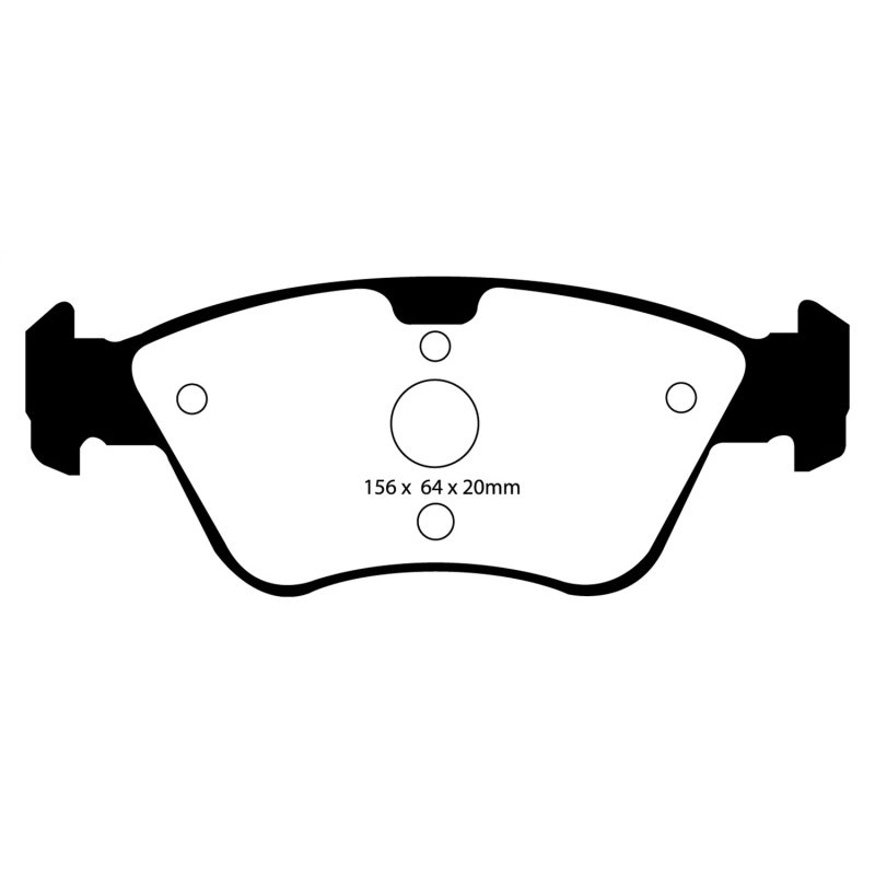 EBC 03-08 Chrysler Crossfire 3.2 Redstuff Front Brake Pads