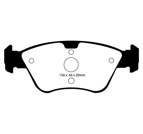 EBC 03-08 Chrysler Crossfire 3.2 Yellowstuff Front Brake Pads