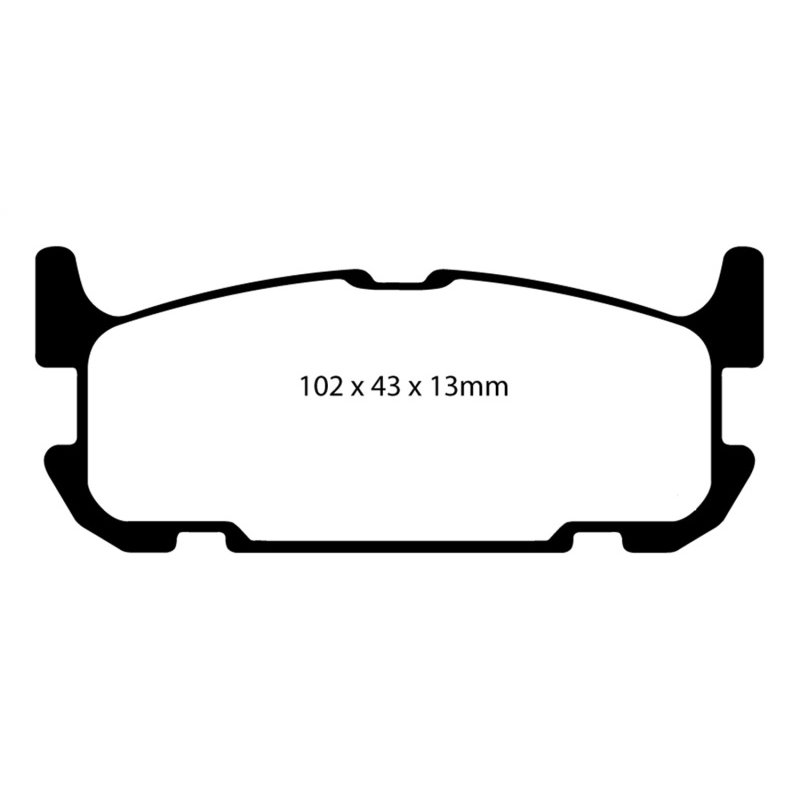 EBC 04-05 Mazda Miata MX5 1.8 (Sports Suspension) Redstuff Rear Brake Pads