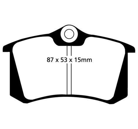 EBC 04-06 Audi TT Quattro 3.2 Bluestuff Rear Brake Pads