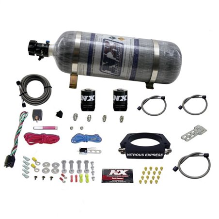 Nitrous Express GM LS 102mm Nitrous Plate Kit (50-400HP) w/12lb Composite Bottle