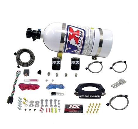 Nitrous Express GM LS 90mm Nitrous Plate Kit (50-400HP) w/10lb Bottle