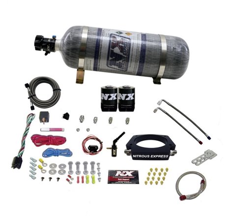 Nitrous Express 2014+ GM 6.2L Truck Nitrous Plate Kit (35-300HP) w/Composite Bottle