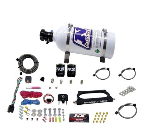 Nitrous Express 07-14 Ford Mustang GT500 Nitrous Plate Kit (50-250HP) w/5lb Bottle