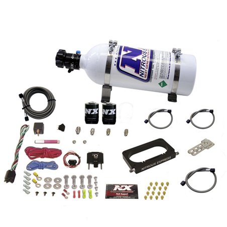 Nitrous Express 96-04 Ford Mustang Cobra/Mach 1 4 Valve Nitrous Kit (50-300HP) w/5lb Bottle