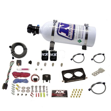 Nitrous Express 96-04 Ford Mustang Cobra 4 Valve (Stock TB) Nitrous Kit (50-300HP) w/5lb Bottle