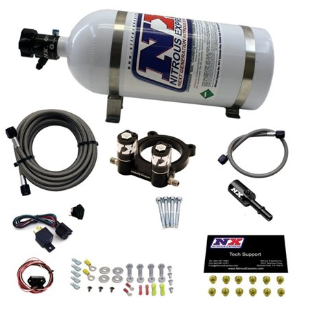 Nitrous Express Ford 2.3L Ecoboost Nitrous Plate Kit w/15lb Bottle