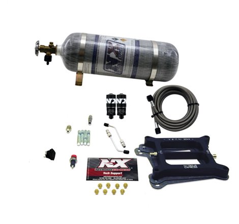 Nitrous Express 4150 Hitman 4-BBL Nitrous Kit (100-200HP) w/Composite Bottle