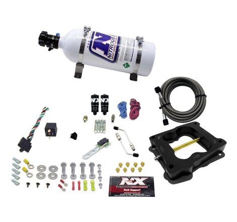 Nitrous Express Q-Jet/Holley Spread Bore Hitman Plus Nitrous Kit (50-200HP) w/5lb Bottle