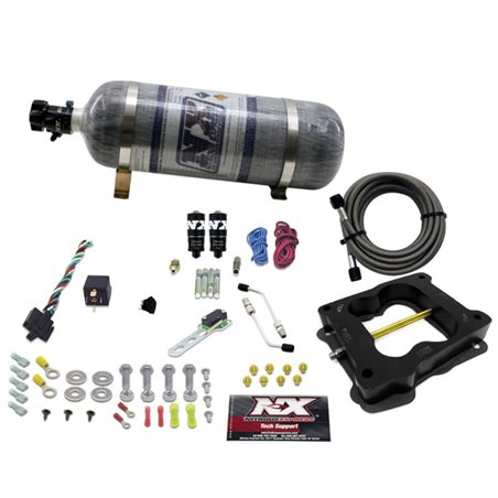 Nitrous Express Q-Jet/Holley Spread Bore Hitman Plus Nitrous Kit w/Composite Bottle