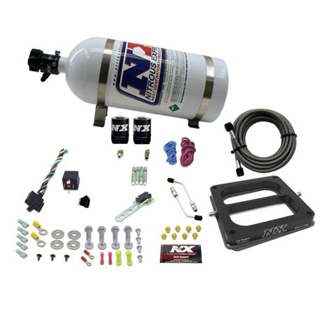 Nitrous Express Dom/Gasoline Nitrous Kit (100-500HP) w/10lb Bottle