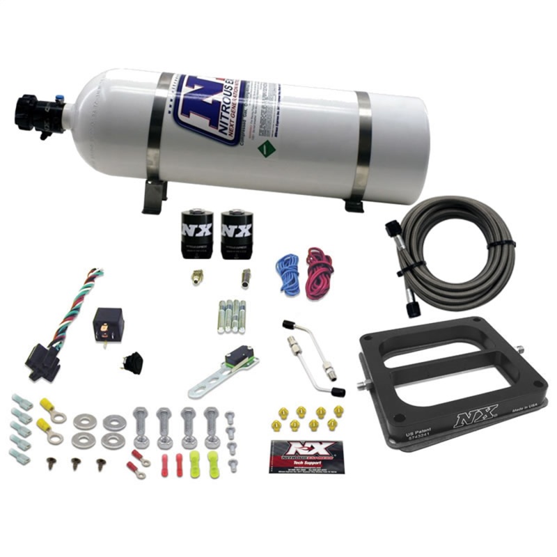 Nitrous Express Dom/Alcohol Nitrous Kit (100-500HP) w/15lb Bottle