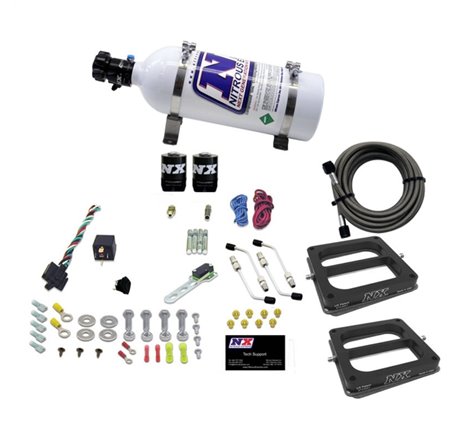 Nitrous Express Dual Dom/Gas Nitrous Kit (100-500HP) w/5lb Bottle