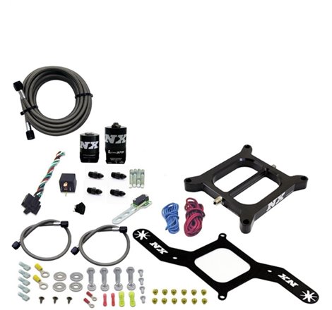 Nitrous Express 4150 RNC Conventional Nitrous Plate Kit w/.375in Solenoid w/o Bottle