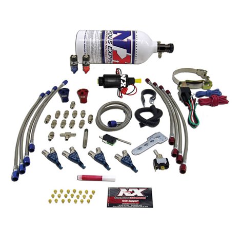 Nitrous Express 4 Cyl Piranha Nitrous Kit (For EFI Applications) w/2lb Bottle