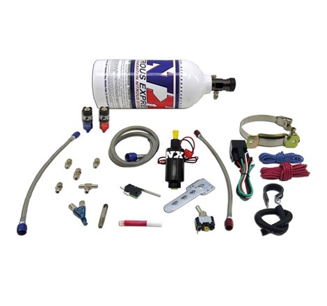 Nitrous Express Single Cyl Piranha Nitrous Kit w/2.5lb Bottle