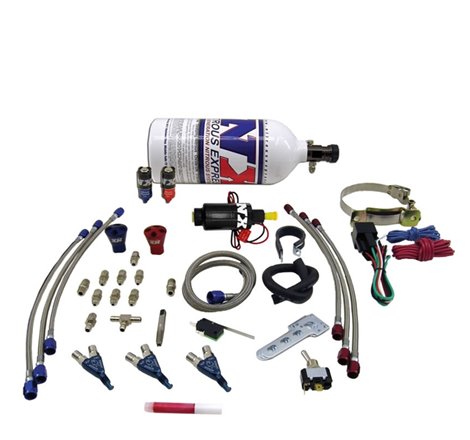 Nitrous Express Three Cyl Piranha Nitrous Kit w/2.5lb Bottle