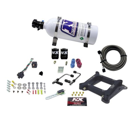 Nitrous Express 4150 Gemini Stage 6 Nitrous Kit (50-300HP) w/5lb Bottle