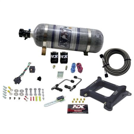 Nitrous Express 4150 Gemini Stage 6 Alcohol Nitrous Kit w/Composite Bottle