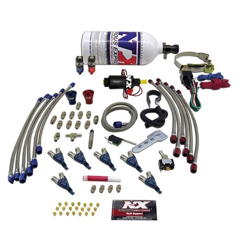 Nitrous Express Six Cyl Piranha Nitrous Kit w/2.5lb Bottle