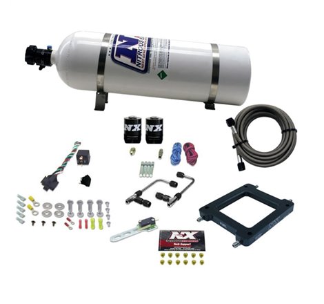 Nitrous Express Dominator Gemini Stage 6 Nitrous Kit (50-300HP) w/15lb Bottle