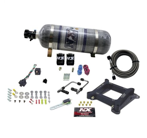 Nitrous Express 4150 Gemini Pro-Power Nitrous Kit (100-500HP) w/Composite Bottle