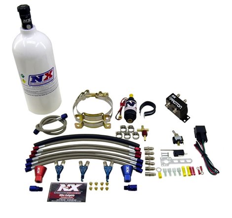 Nitrous Express Three Cyl Proton Nitrous Kit w/1.0lb Bottle