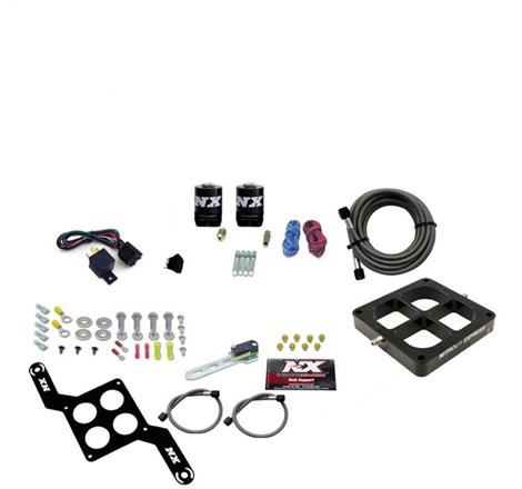 Nitrous Express Dominator Single Entry Billet Crossbar Stage 6 Nitrous Kit (50-300HP) w/o Bottle