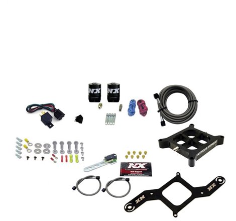 Nitrous Express 4150 Single Entry Crossbar Nitrous Plate Kit Pro-Power (100-500HP) w/o Bottle