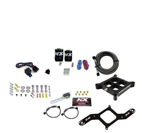 Nitrous Express 4150 Single Entry Crossbar Nitrous Plate Kit RNC (250-750HP) w/o Bottle