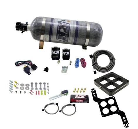 Nitrous Express Dominator Single Entry Crossbar RNC Nitrous Kit (250-750HP) w/Composite Bottle