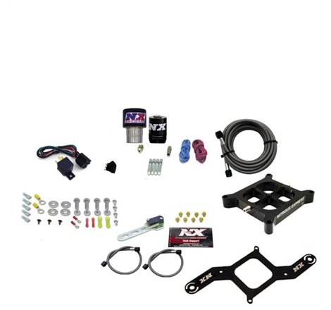 Nitrous Express Single Entry Crossbar RNC .178 4150 Flange Nitrous Kit (250-650HP) w/No Bottle