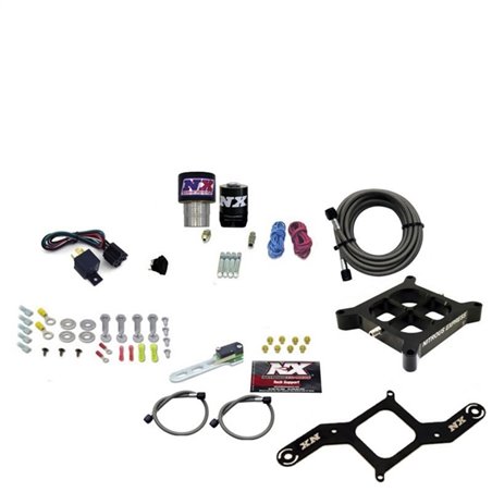 Nitrous Express Single Entry Crossbar RNC .178 4150 Flange Nitrous Kit (250-650HP) w/No Bottle