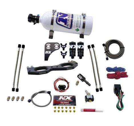 Nitrous Express Polaris RZR 900cc Nitrous Plate Kit w/5.0lb Bottle