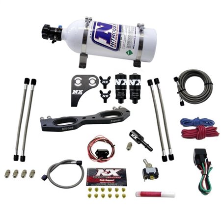 Nitrous Express Polaris RZR 900cc Nitrous Plate Kit w/5.0lb Bottle