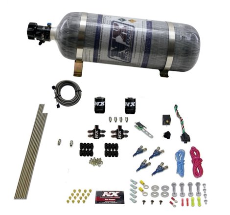 Nitrous Express 4 Cyl Gas (100-250HP) Nitrous Kit w/Composite Bottle