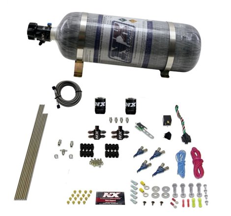 Nitrous Express 4 Cyl Gasoline EFI Nitrous Kit (50-250HP) w/Composite Bottle