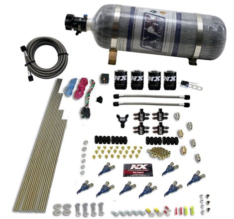 Nitrous Express 8 Cyl Alcohol Nitrous Kit (250-550HP) w/Composite Bottle