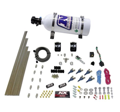 Nitrous Express V6AN Gasoline EFI Nitrous Kit (150-375HP) w/5lb Bottle