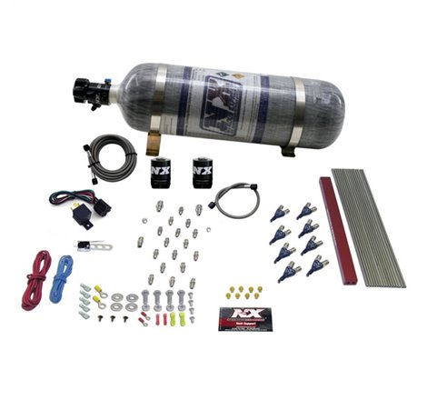 Nitrous Express GM LT1/LS1 Pro Piranha Nozzle Gas Nitrous Kit w/Composite Bottle