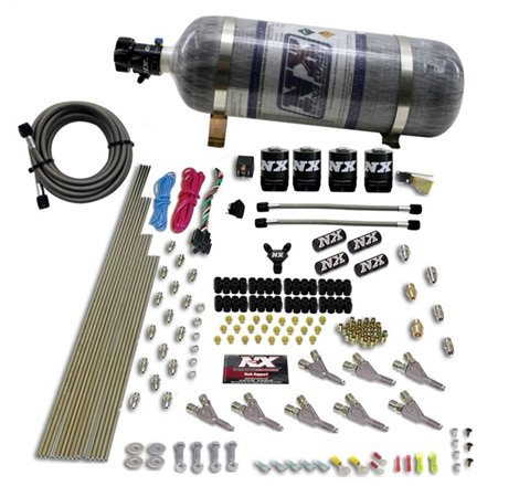 Nitrous Express Vortech Nozzle Nitrous Kit w/12lb Composite Bottle